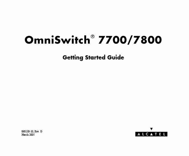 Alcatel Carrier Internetworking Solutions Switch 7800-page_pdf